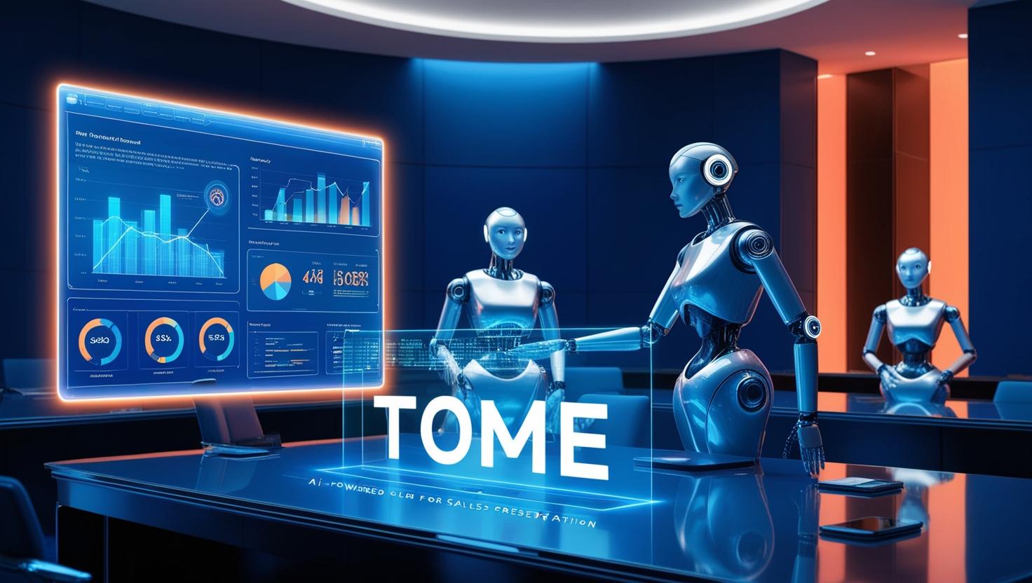 Tome Die KI-gestützte Plattform für Vertrieb und Präsentation im Fokus